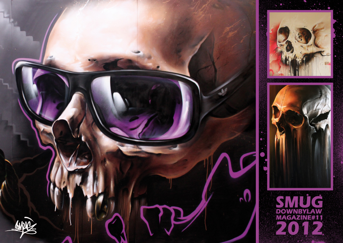 downbylaw_magazine_11_smug_poster_skull_graffiti